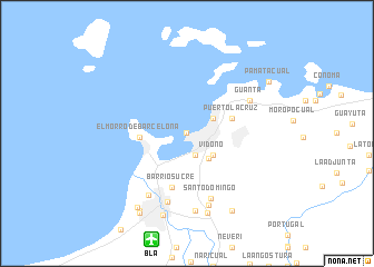 map of Barrio El Paraíso